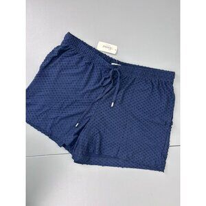 Soma women's small navy textured cool nights pajama sleep shorts NWT‎ loungewear